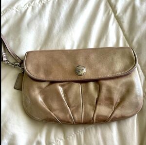 Authentic Coach Wristlet / Clutch